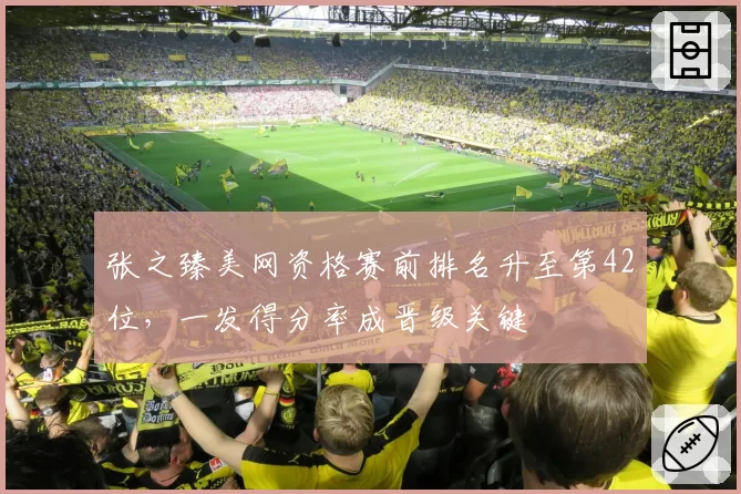 张之臻美网资格赛前排名升至第42位,一发得分率成晋级关键